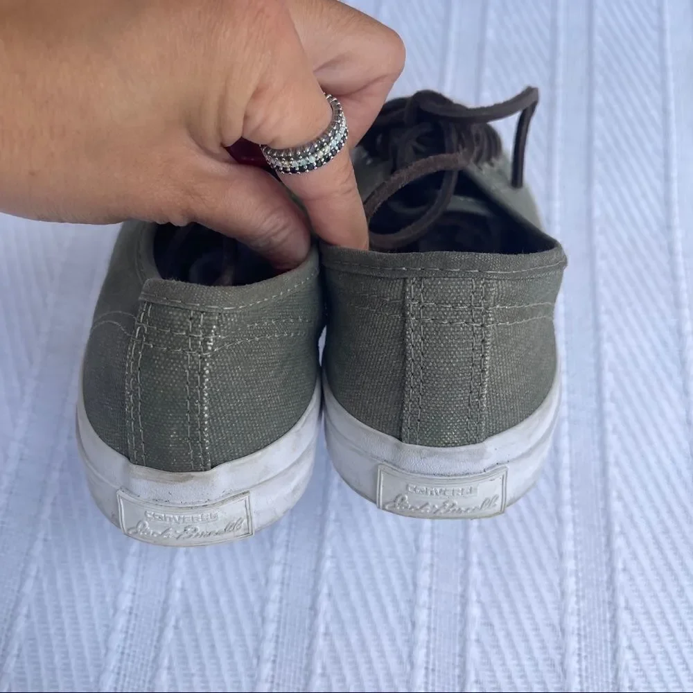 Converse Jack Purcell Unisex Mens 4 Women 5.5 JP Signature‎ Ox Shoes Olive Green